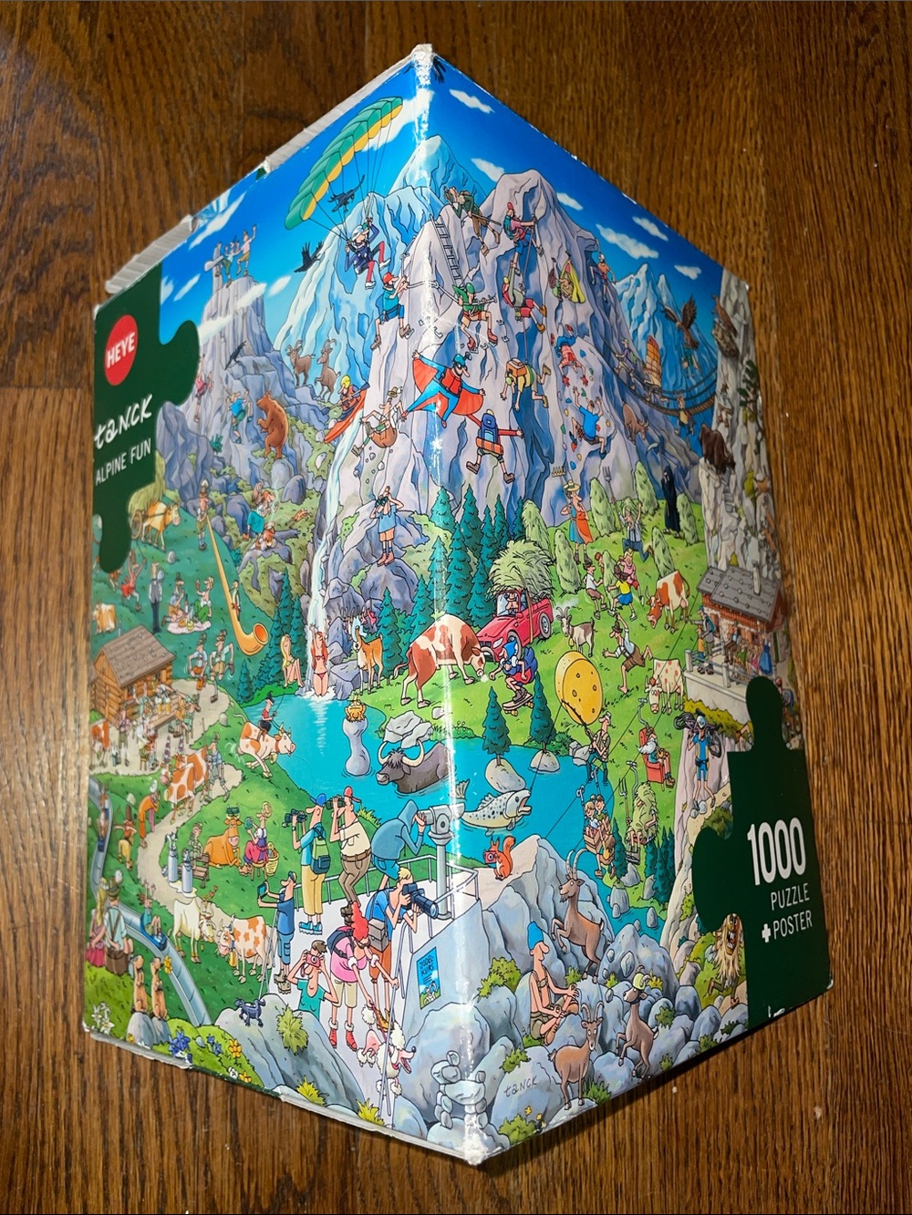 Heye 1000 puzzle Alpine Fun by artist Tanck